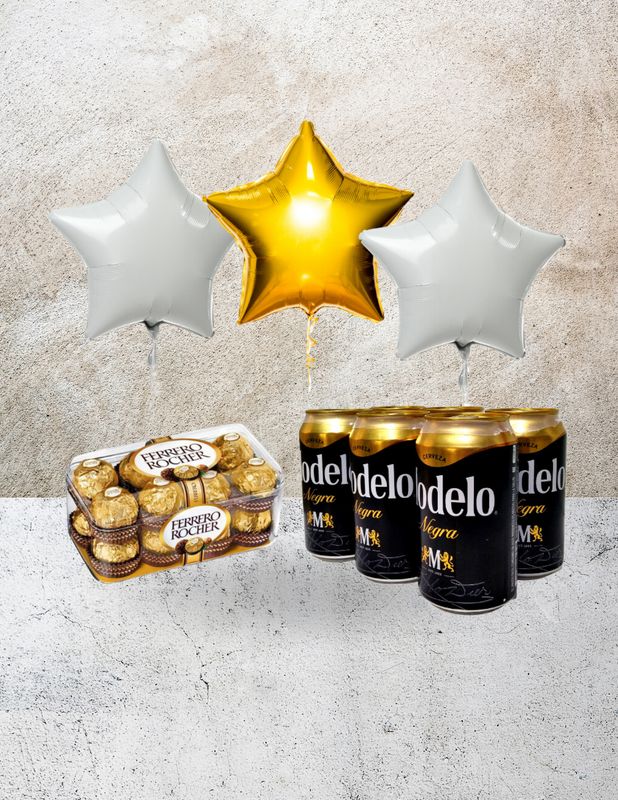 CERVEZA + CHOCOLATES &amp; GLOBOS