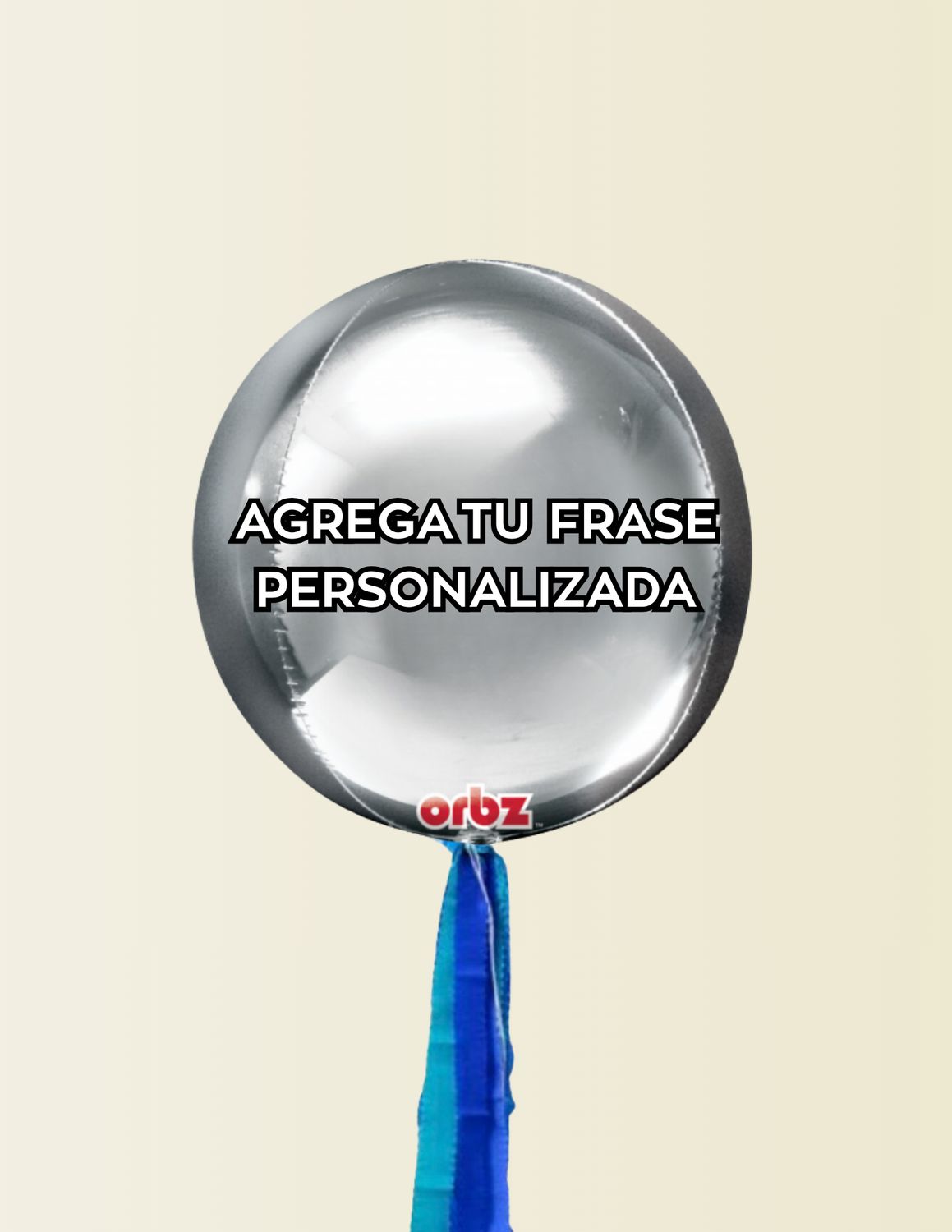 GLOBO PLATEADO 24”