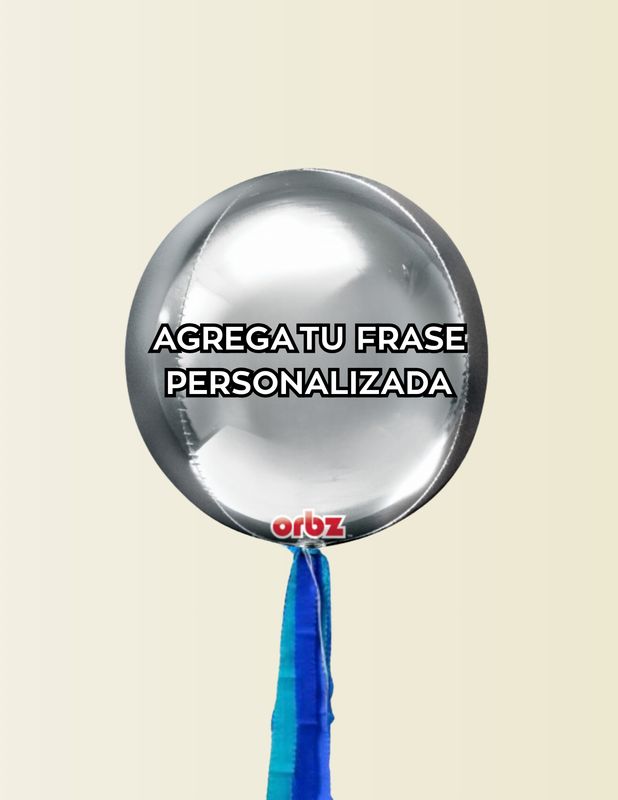 GLOBO PLATEADO 24”