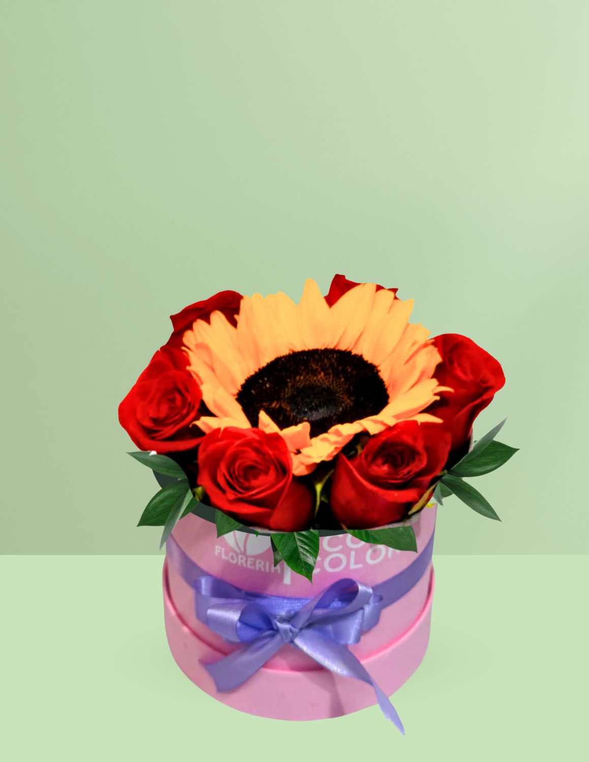 CAJA ROSAS + GIRASOL