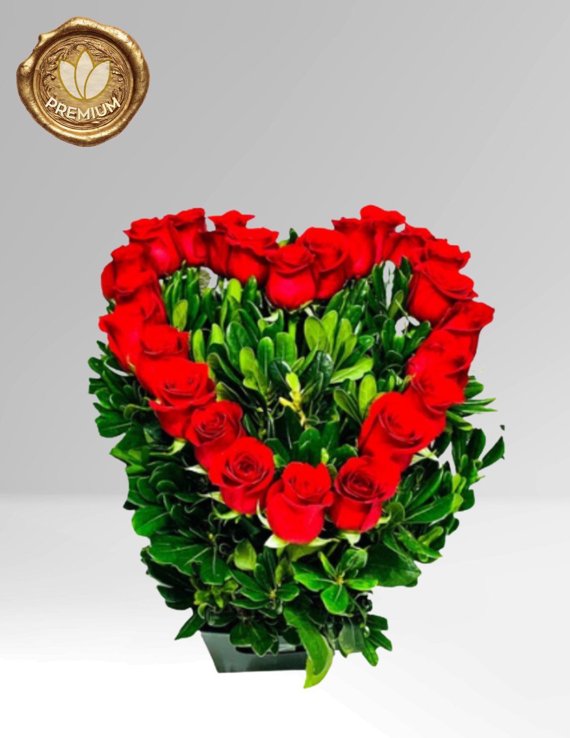 ⚜️ARREGLO CORAZÓN DE ROSAS