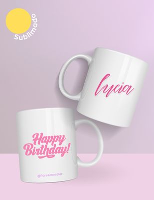 TAZA HAPPY BIRTHDAY