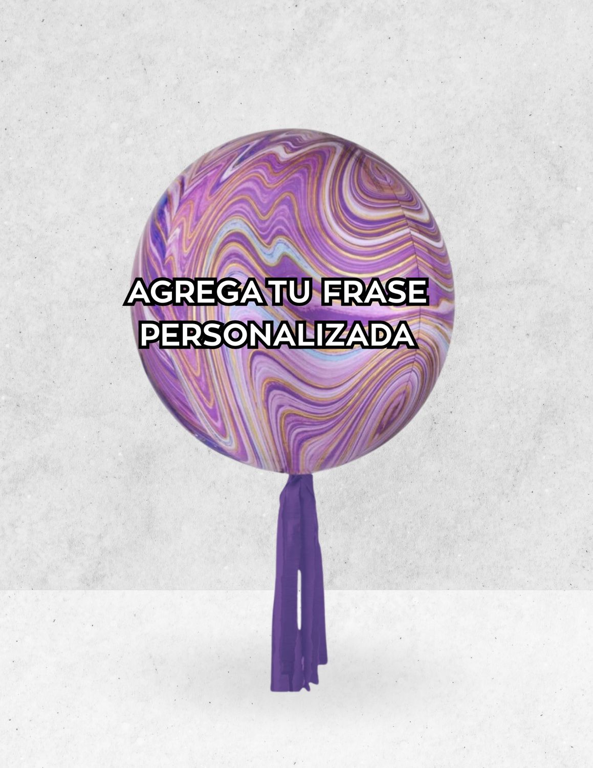 GLOBO MARMOL 15”