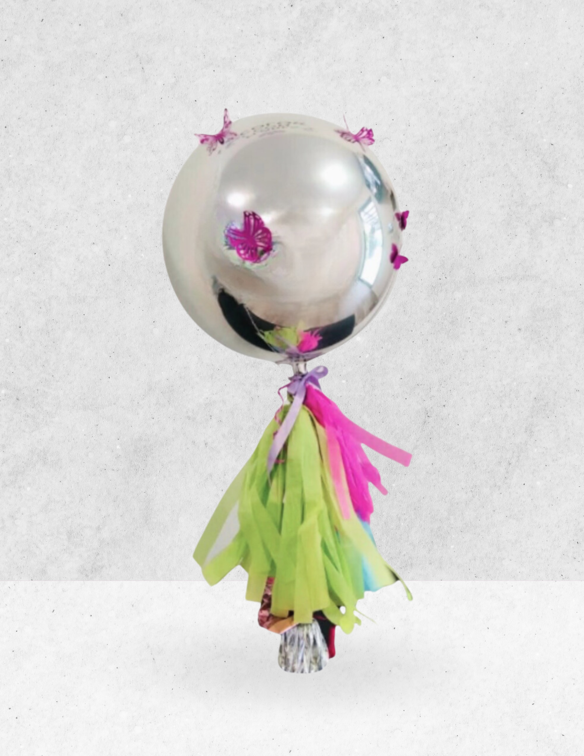 GLOBO MARIPOSAS BURBUJA PERSONALIZADO 24”