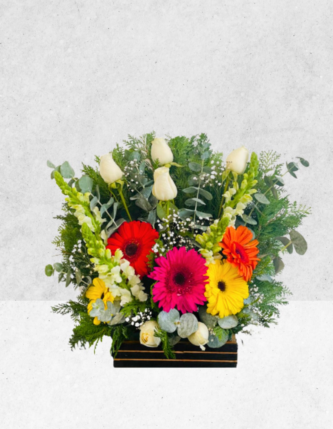 ARREGLO DE GERBERAS MULTICOLOR