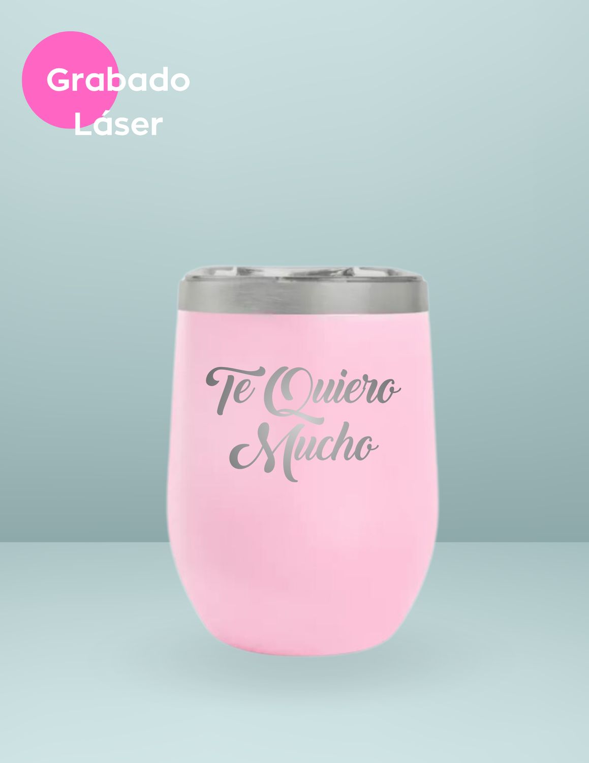 VASO TERMICO 12 oz ROSADO