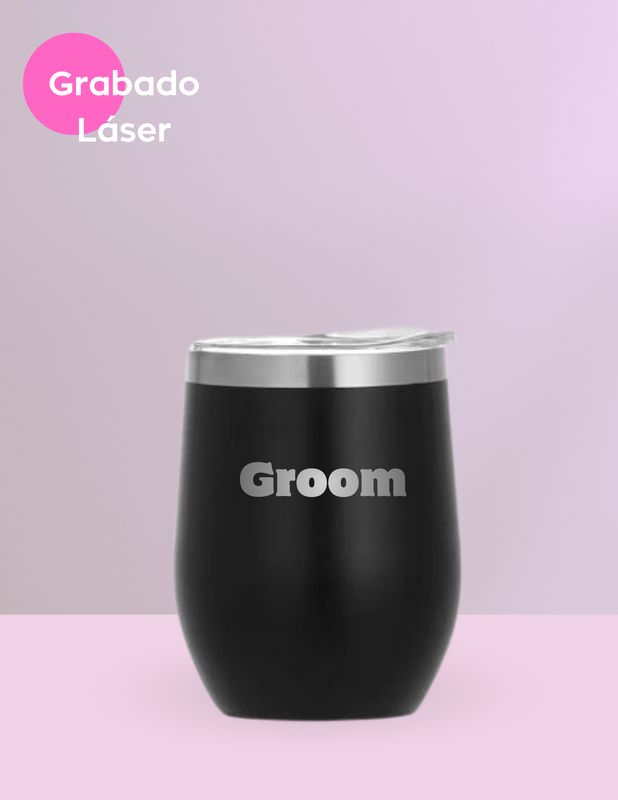 VASO TERMICO 12 oz NEGRO
