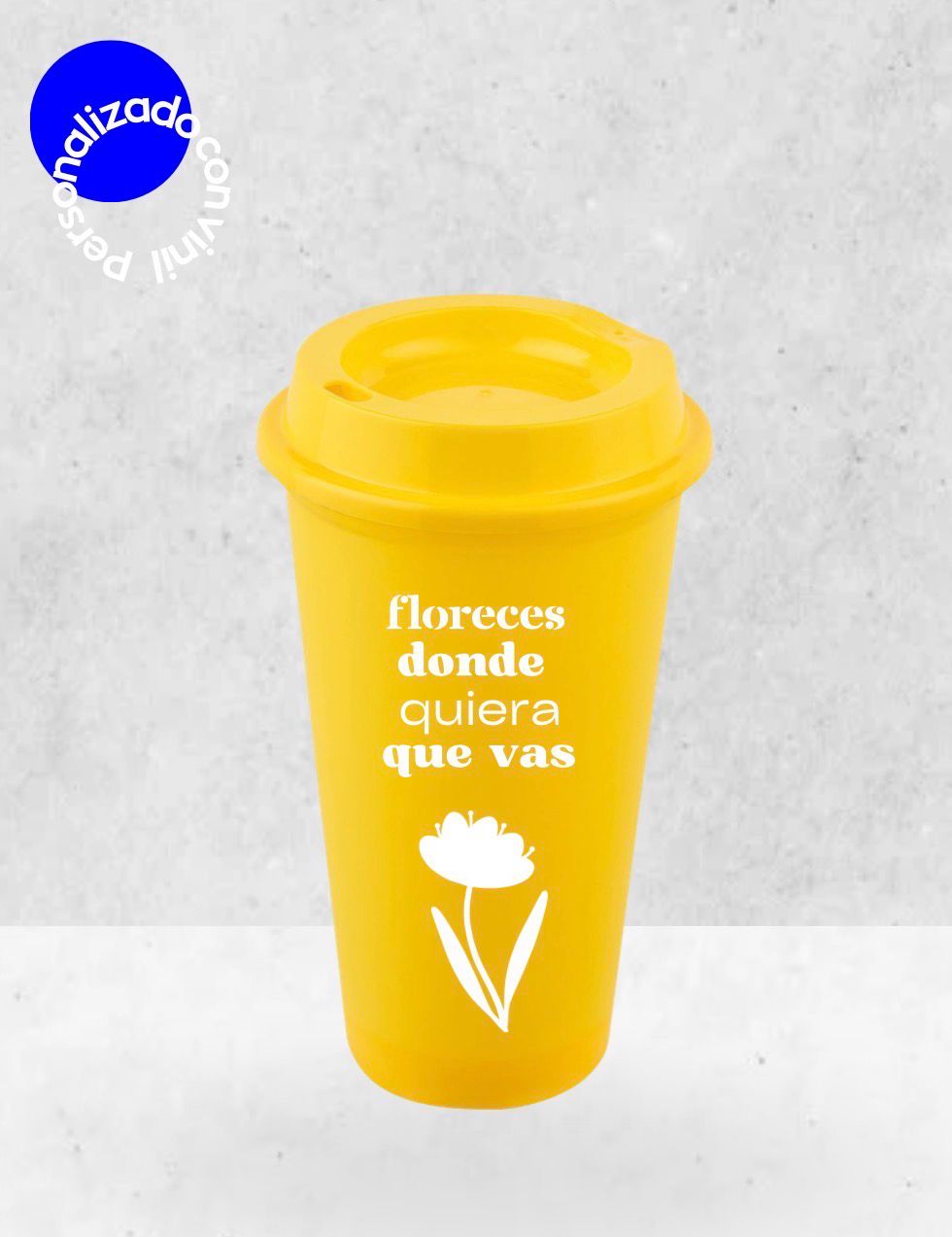 VASO CAFETERO FLORECER