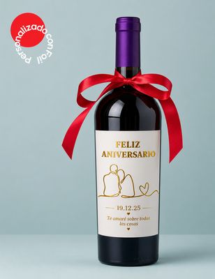 VINO TINTO - Feliz Aniversario