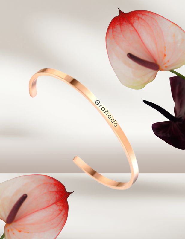 Brazalete Unisex - Acero Inoxidable 4mm Brazalete Unisex - Acero Inoxidable 4mm