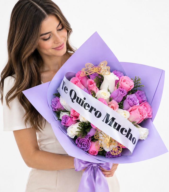 RAMO DE 40 ROSAS