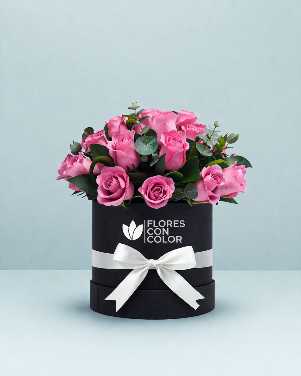 CAJA GIFT 12 ROSAS LILAS
