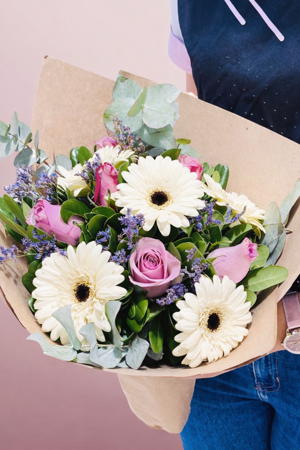 RAMO GERBERAS &amp; ROSAS