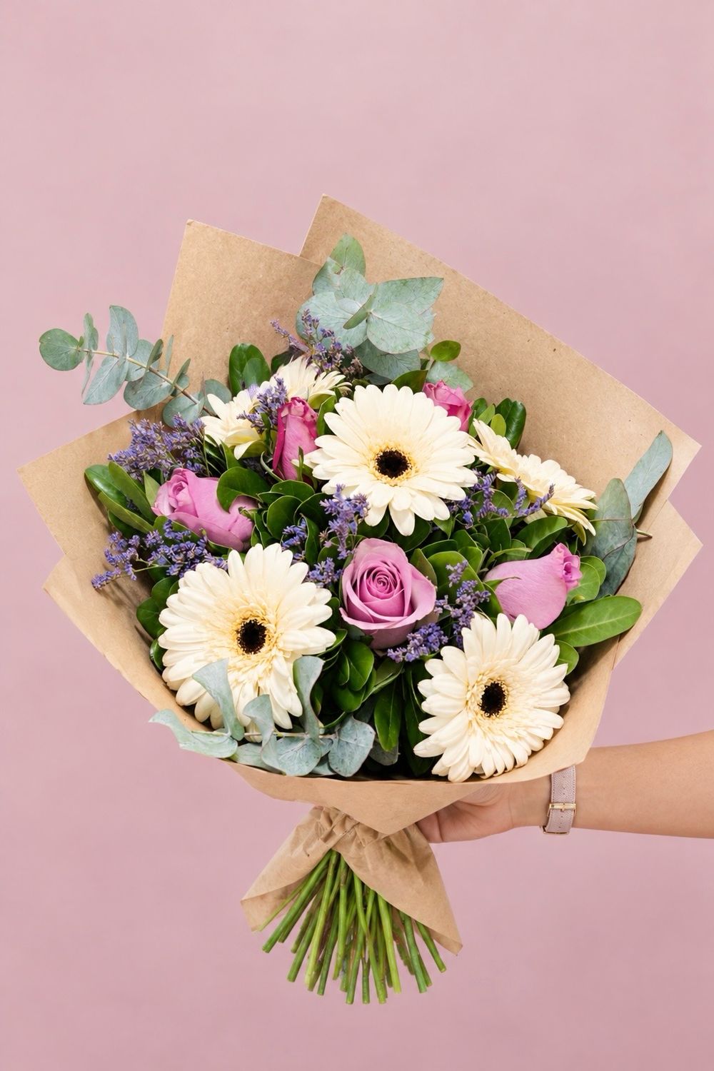 RAMO GERBERAS &amp; ROSAS
