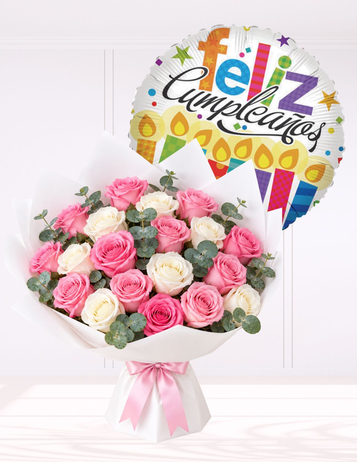KIT RAMO 24 LOVE ROSA