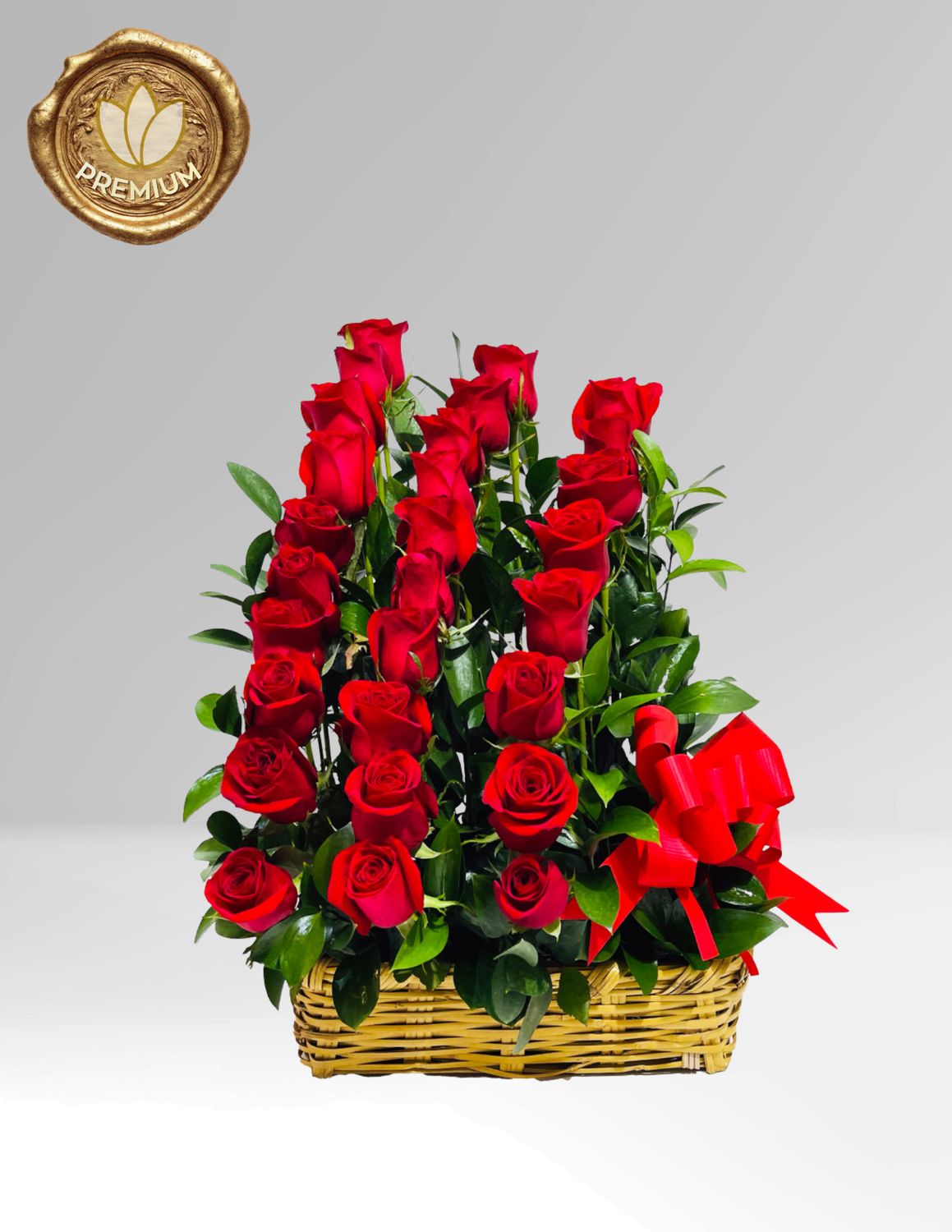 ⚜️ARREGLO 28 ROSAS ROJAS