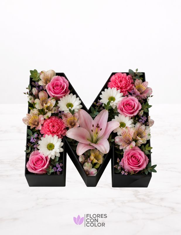 ⚜️LETRAS CON FLORES MIXTAS