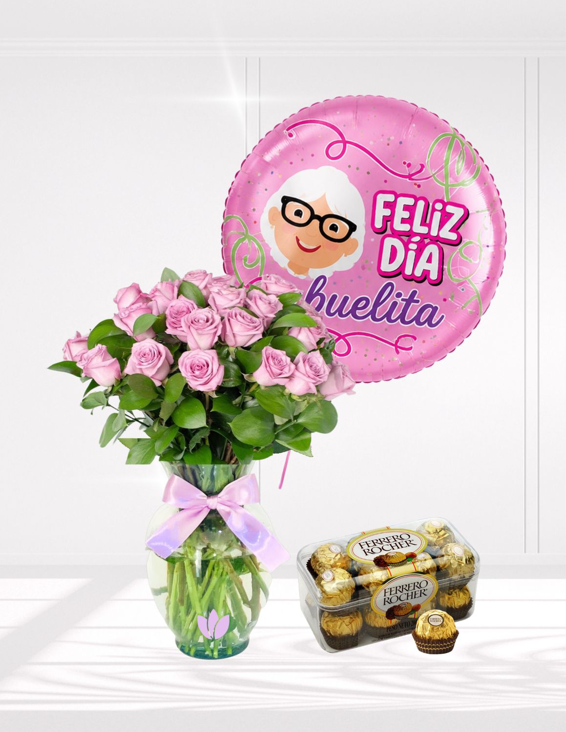 KIT JARRON + GLOBO + CHOCOLATES
