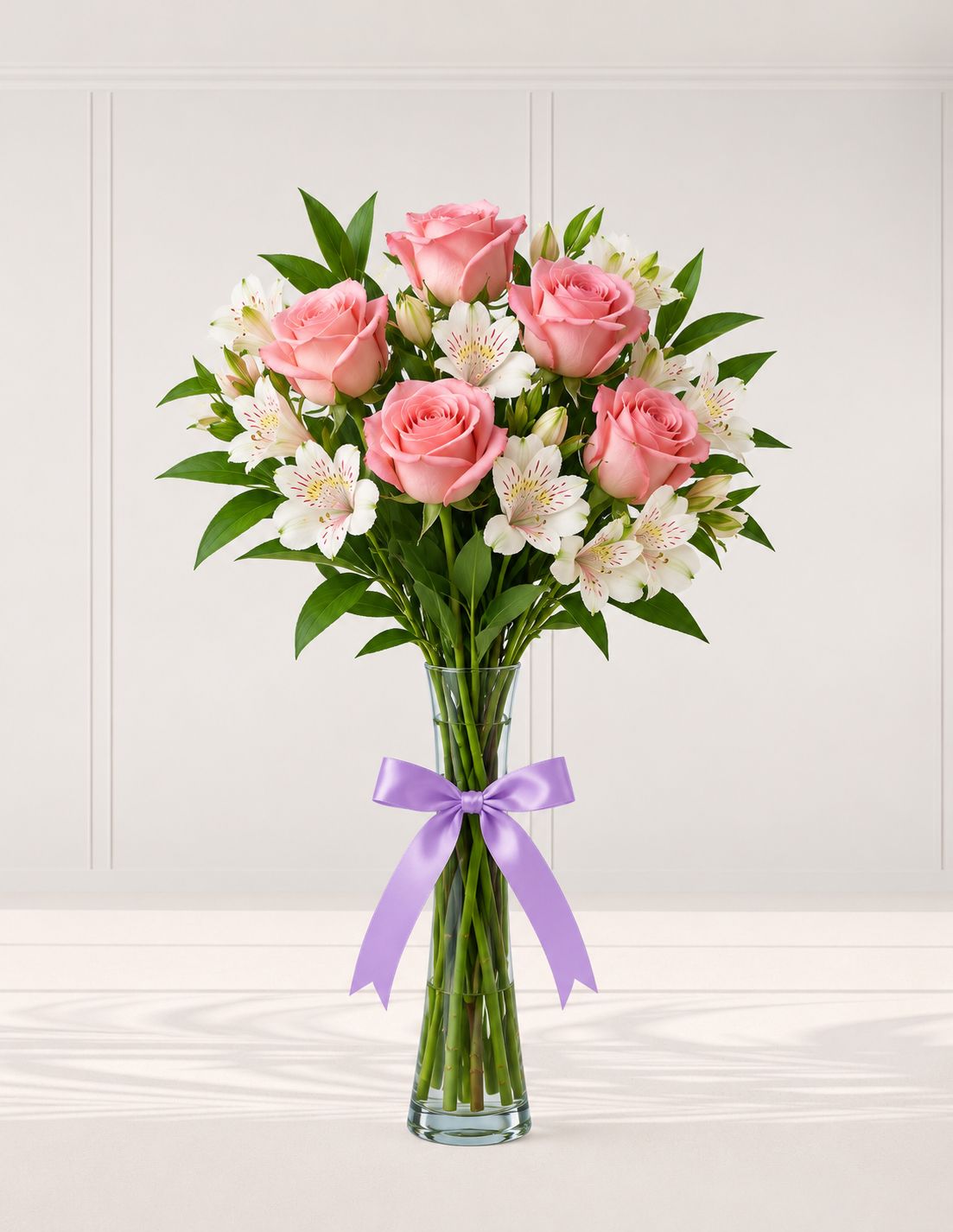 VIOLETERO ROSAS &amp; ASTROMELIAS