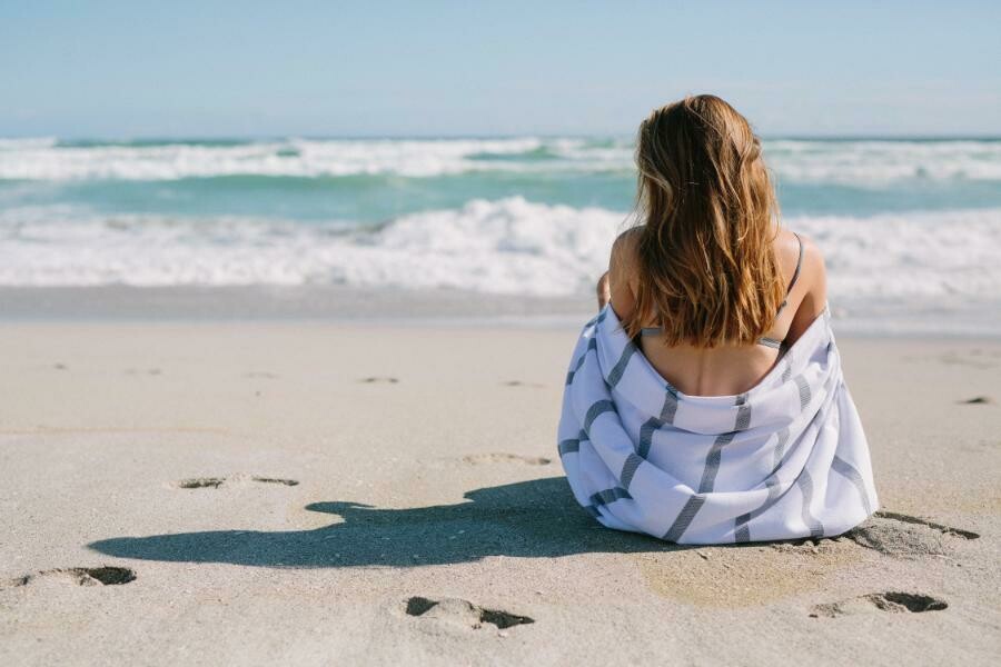 HERRINGBONE TURKISH TOWEL