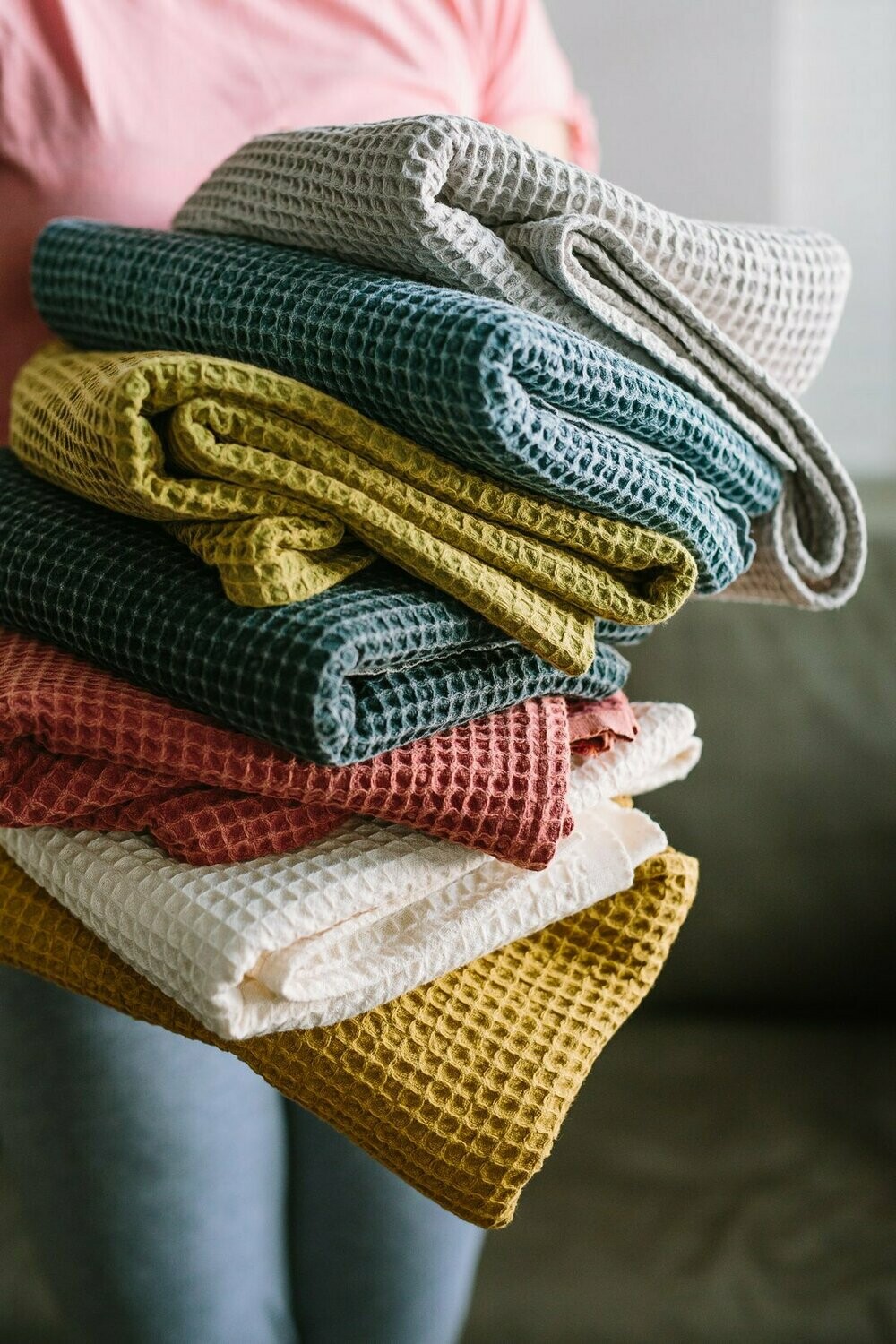 WAFFLE WEAVE TURKISH TOWEL