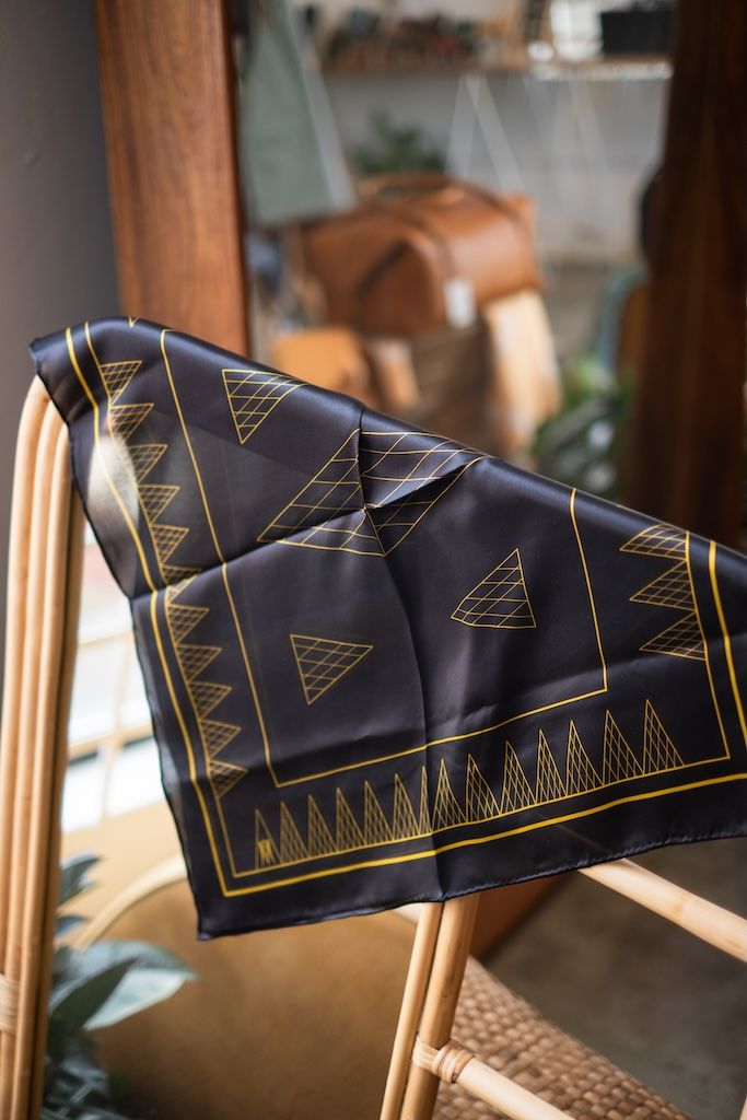 EKORI X L E D COLAB SILK SCARVES