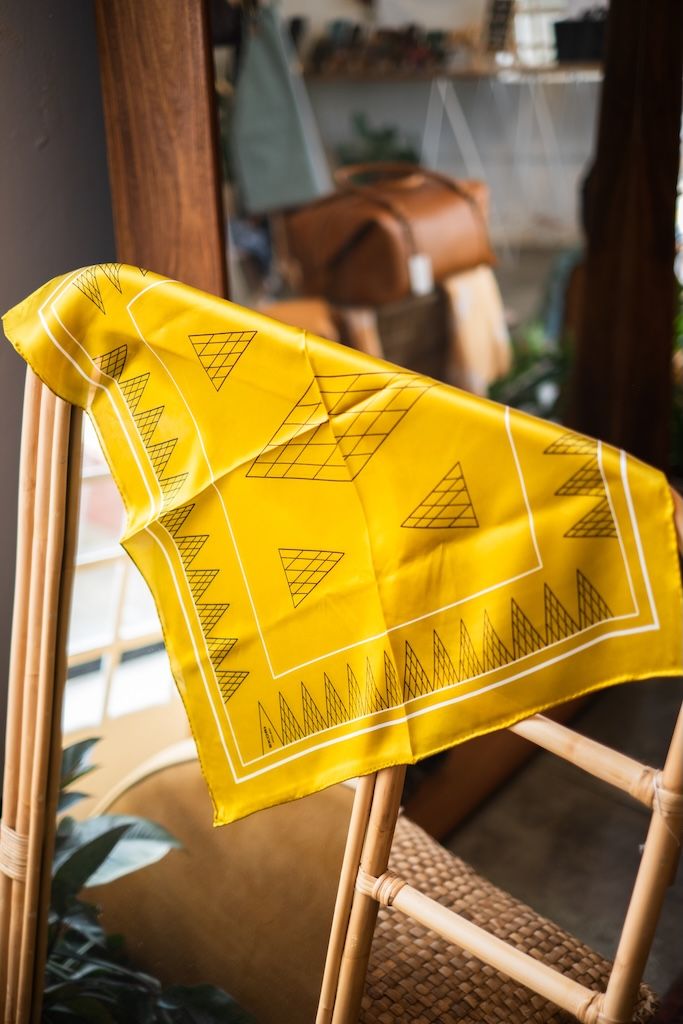 EKORI X L E D COLAB SILK SCARVES