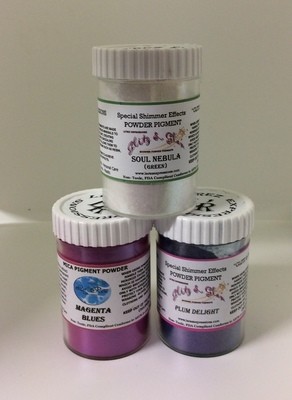 Glitz and Glam Shimmer Powder pigments