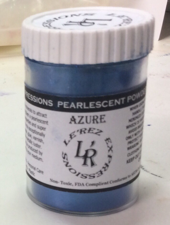 AZURE Pearlescent Powder Pigment 25gr
