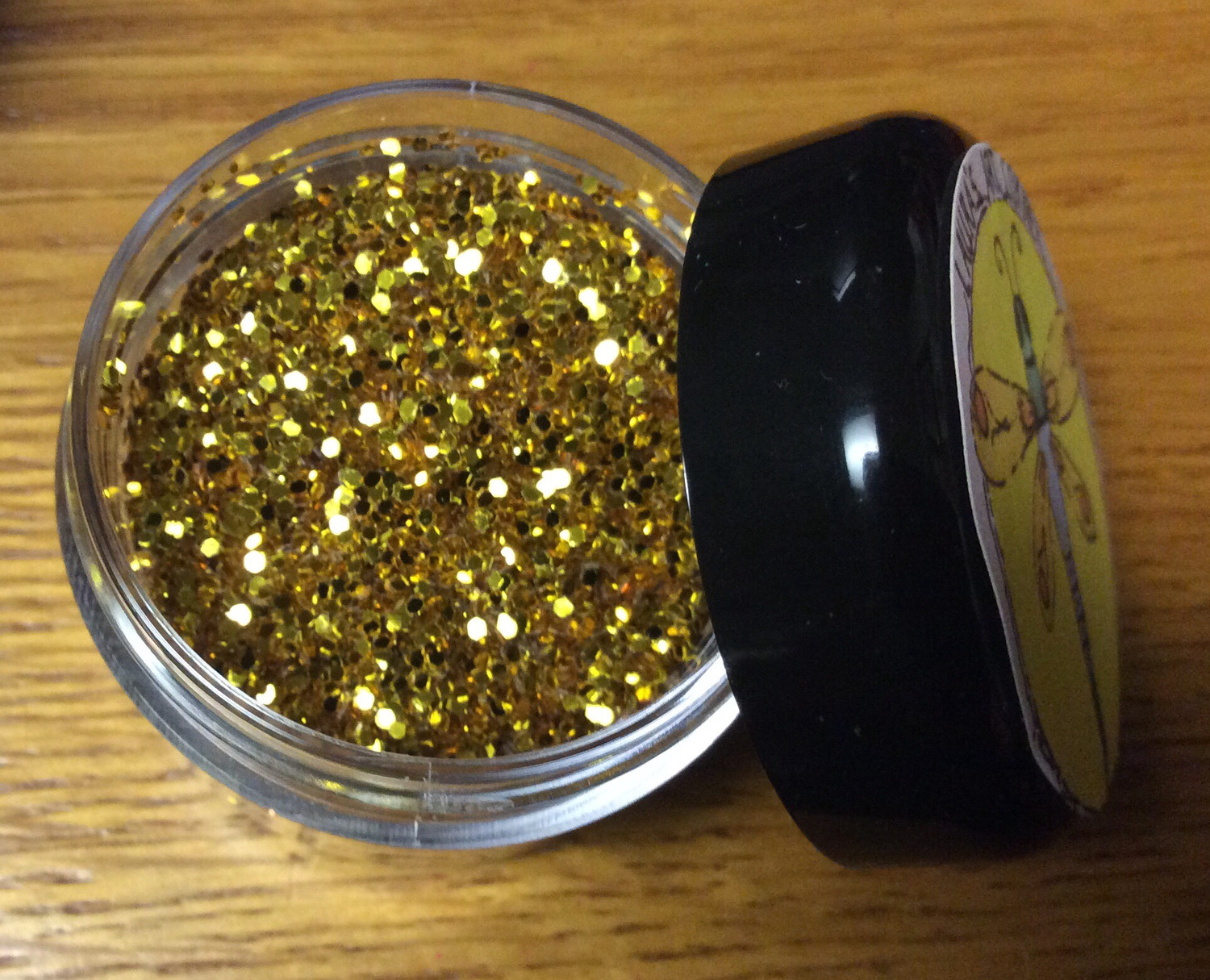 Bright Gold Dazzle Polyester Glitter 20gr
