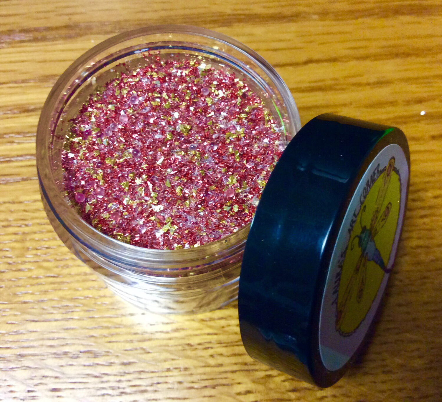 Princess Pink Gold Glass Glitter 30gr