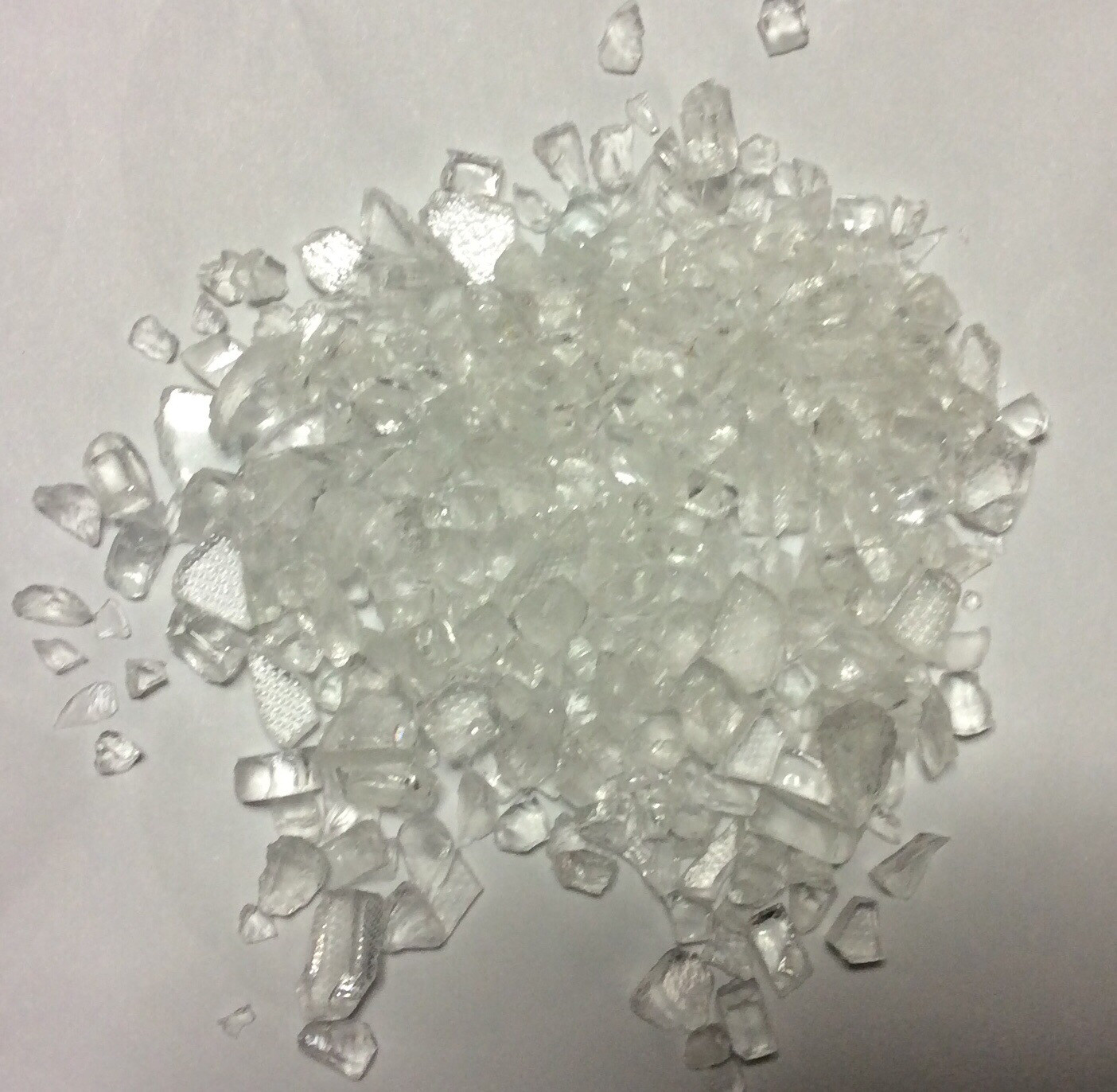 Clear Glass Chips 110-120gr