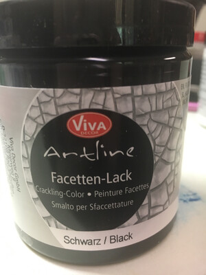 Viva Black Crackle Paste