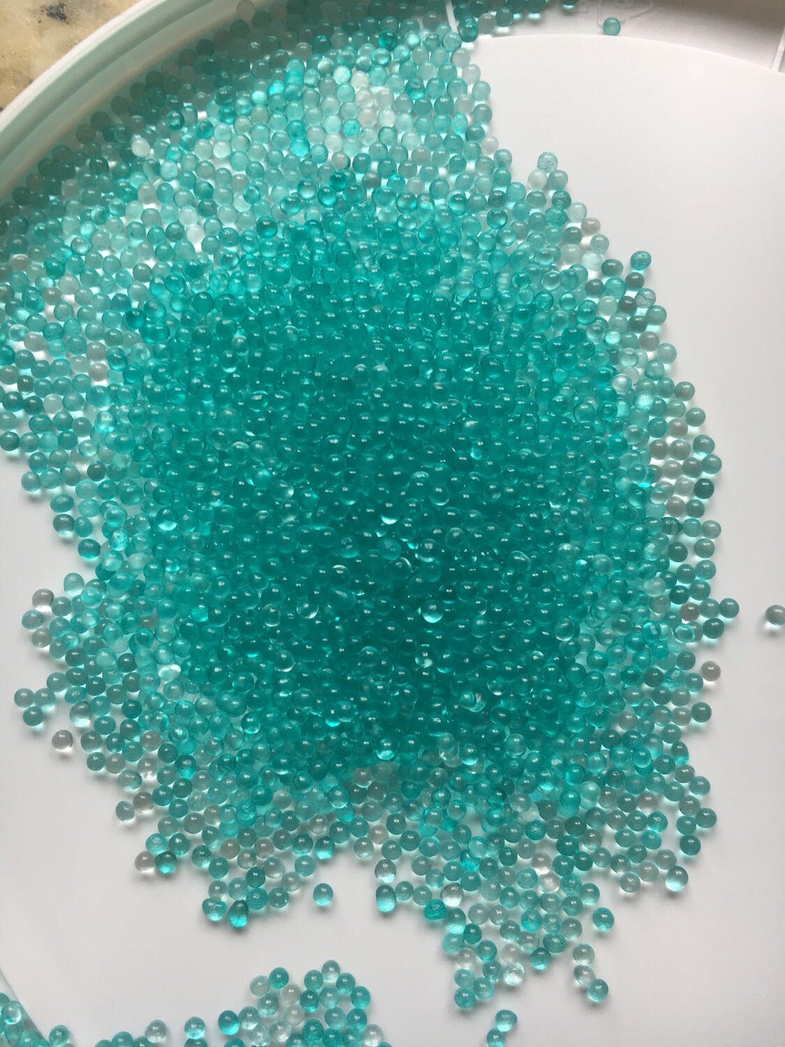 Aqua Mini Glass Beads 50r