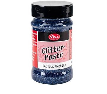 Viva Glitter Paste Dark Blue