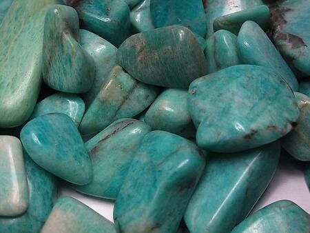 Amazonite Gems  20-30mm (150-160gr)