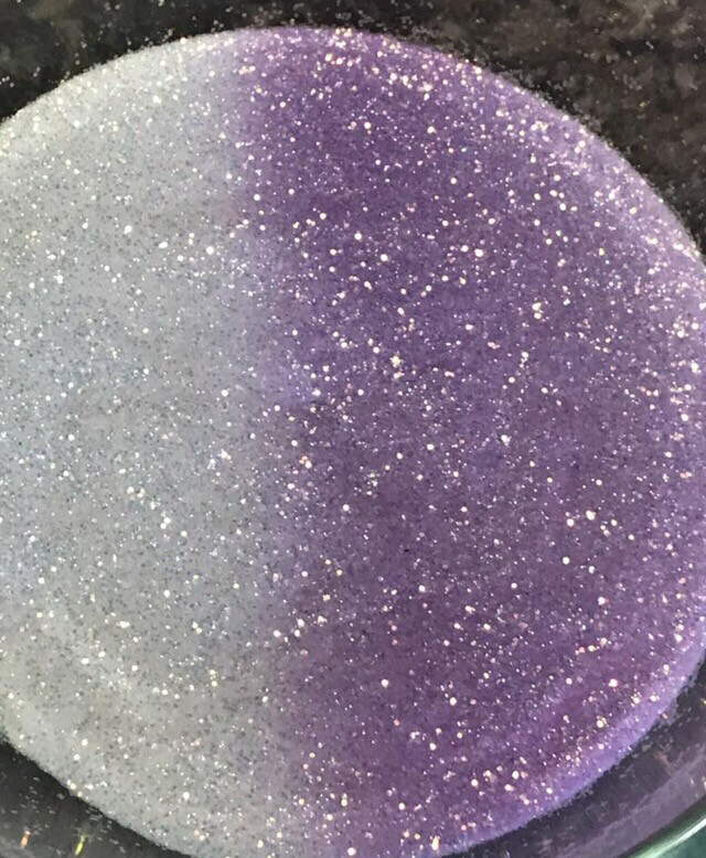 UV Purple Fine Glitter 25gr jar