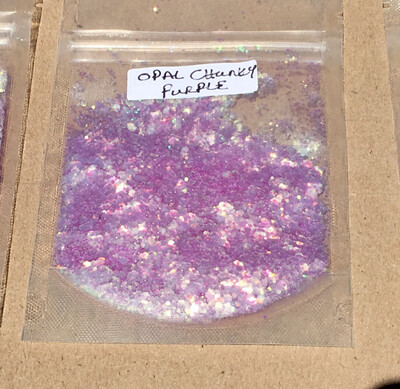 Opal Purple Chunky UV Glitter 25gr/one ounce