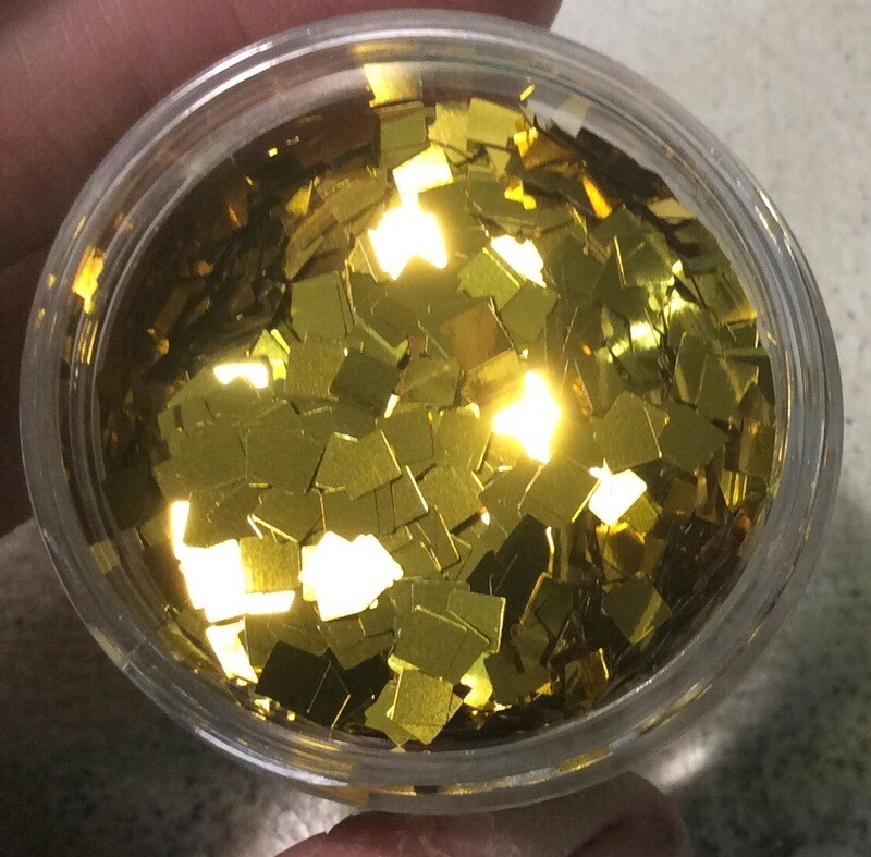 Golden Pixels Glitter 30ml Jar