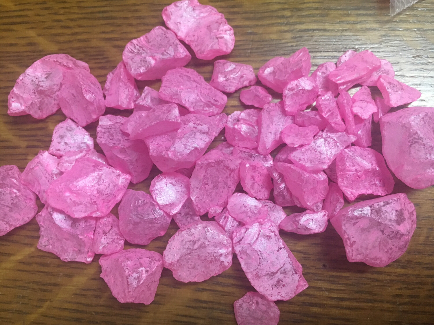 Frosted Pink Sea Glass 90-100gr