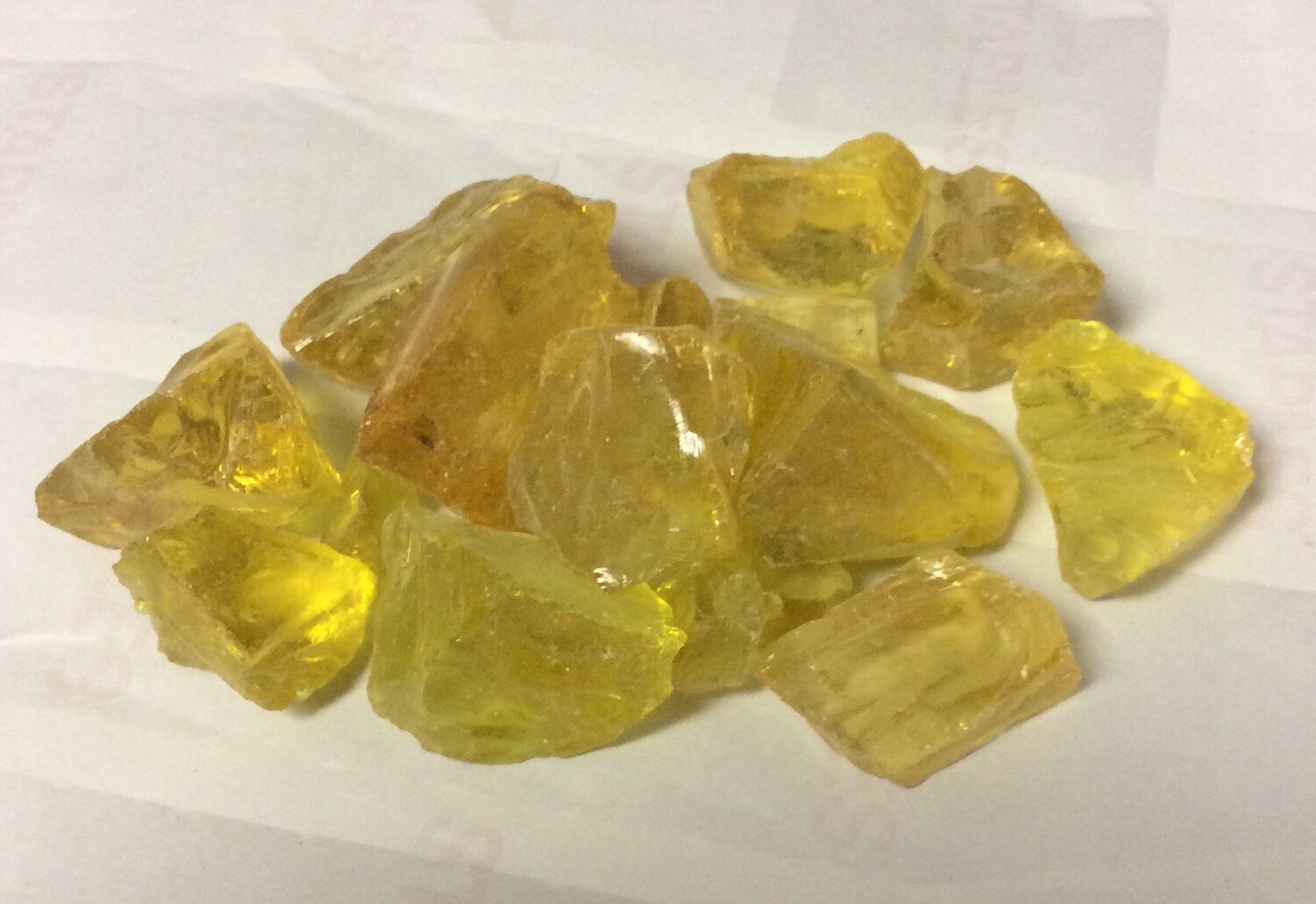 Yellow Glass Chunks 200gr