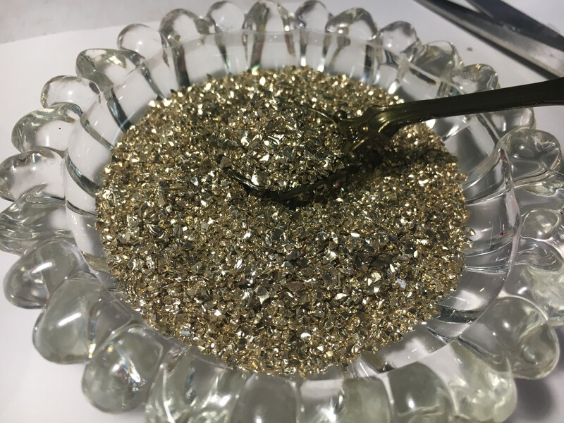 Champagne crushed glass Bits 40gr 