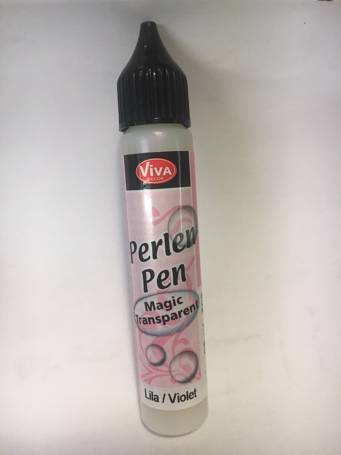Viva Transparent Pearl Pen (Violet)