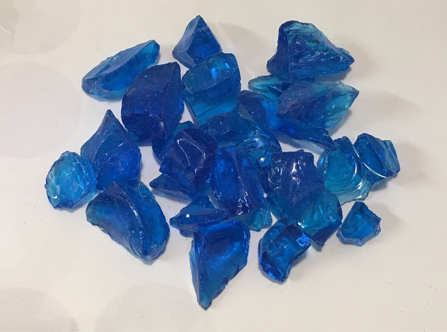 Sapphire Glass Chunks 1/2-3/4” (150-160gr) (NEW)