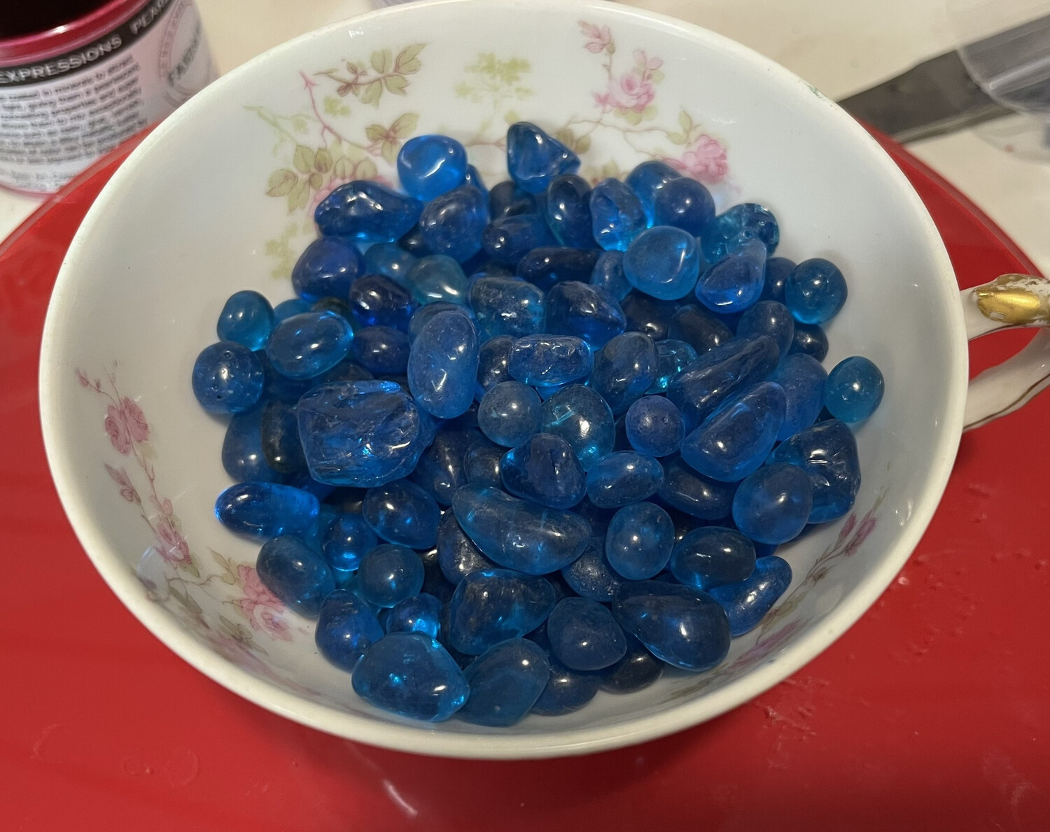 Blue Lake Chubs Glass 1/2 lb 