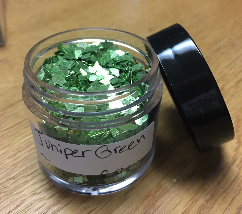 Juniper Green Glass Glitter (shards)