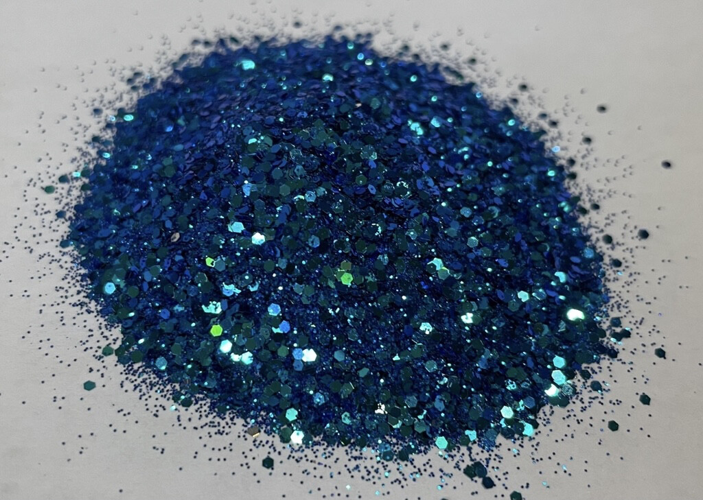 Diamond Blue Chameleon Glitter 1oz