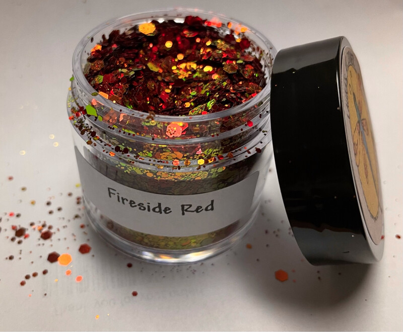 Fireside Red Chameleon Glitter 1oz