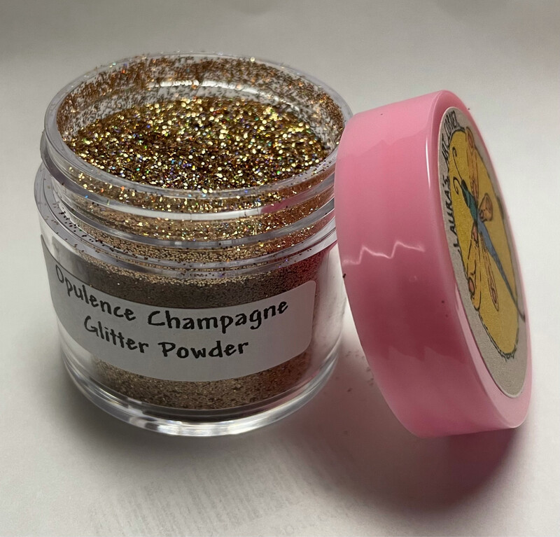 Opulence Champagne Super Holographic Glitter Powder 1oz