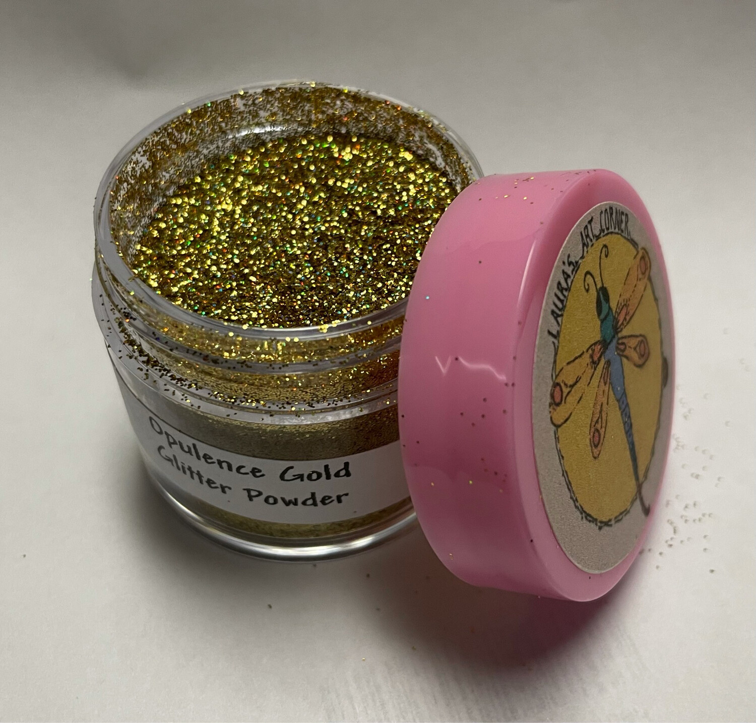 Opulence Gold Super Holographic Glitter Powder 1oz